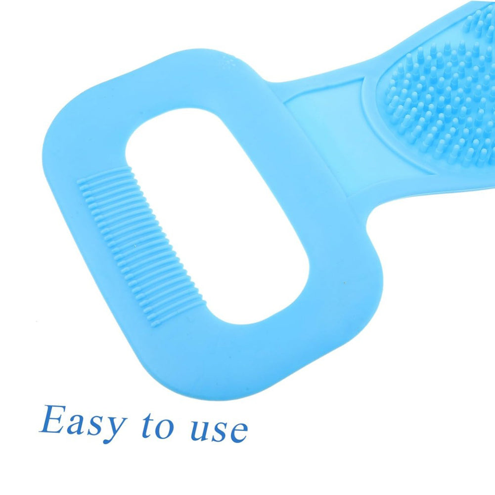 Bathing Exfoliating Foam Silicone Back Scrub Belt
