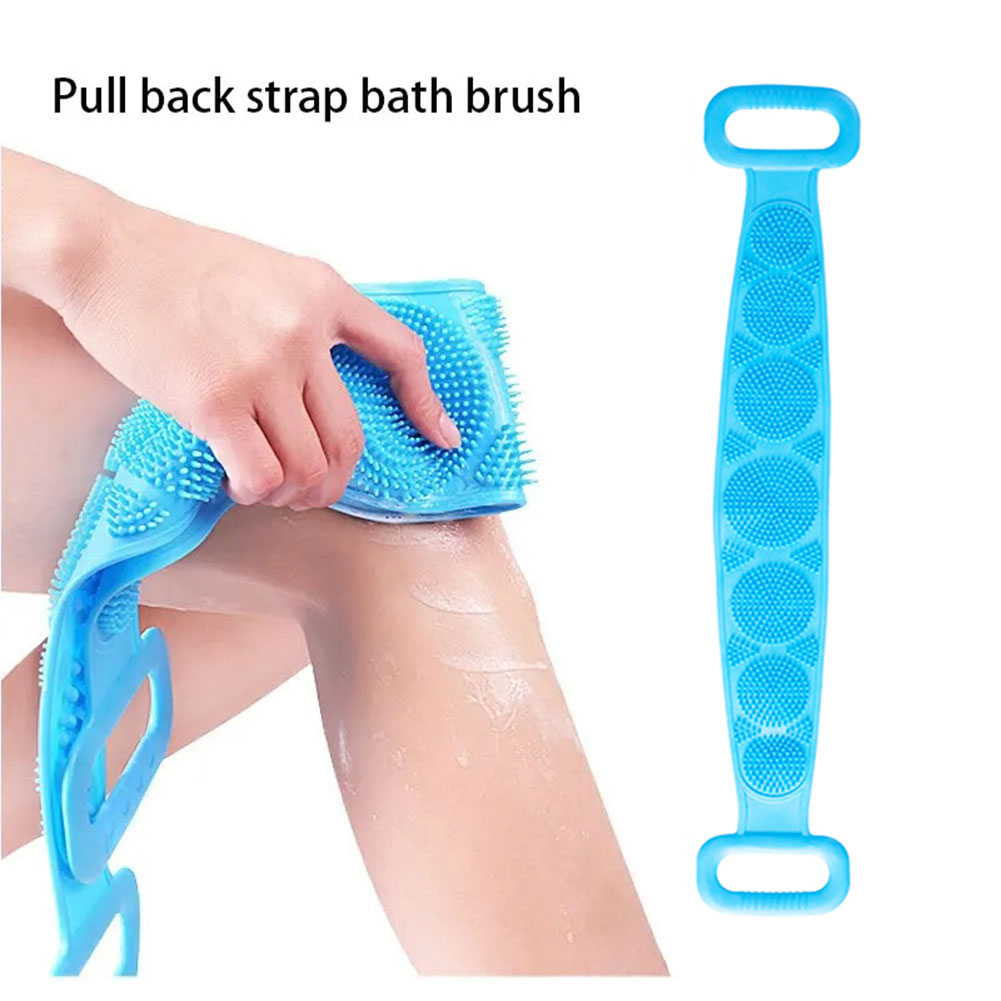 Bathing Exfoliating Foam Silicone Back Scrub Belt