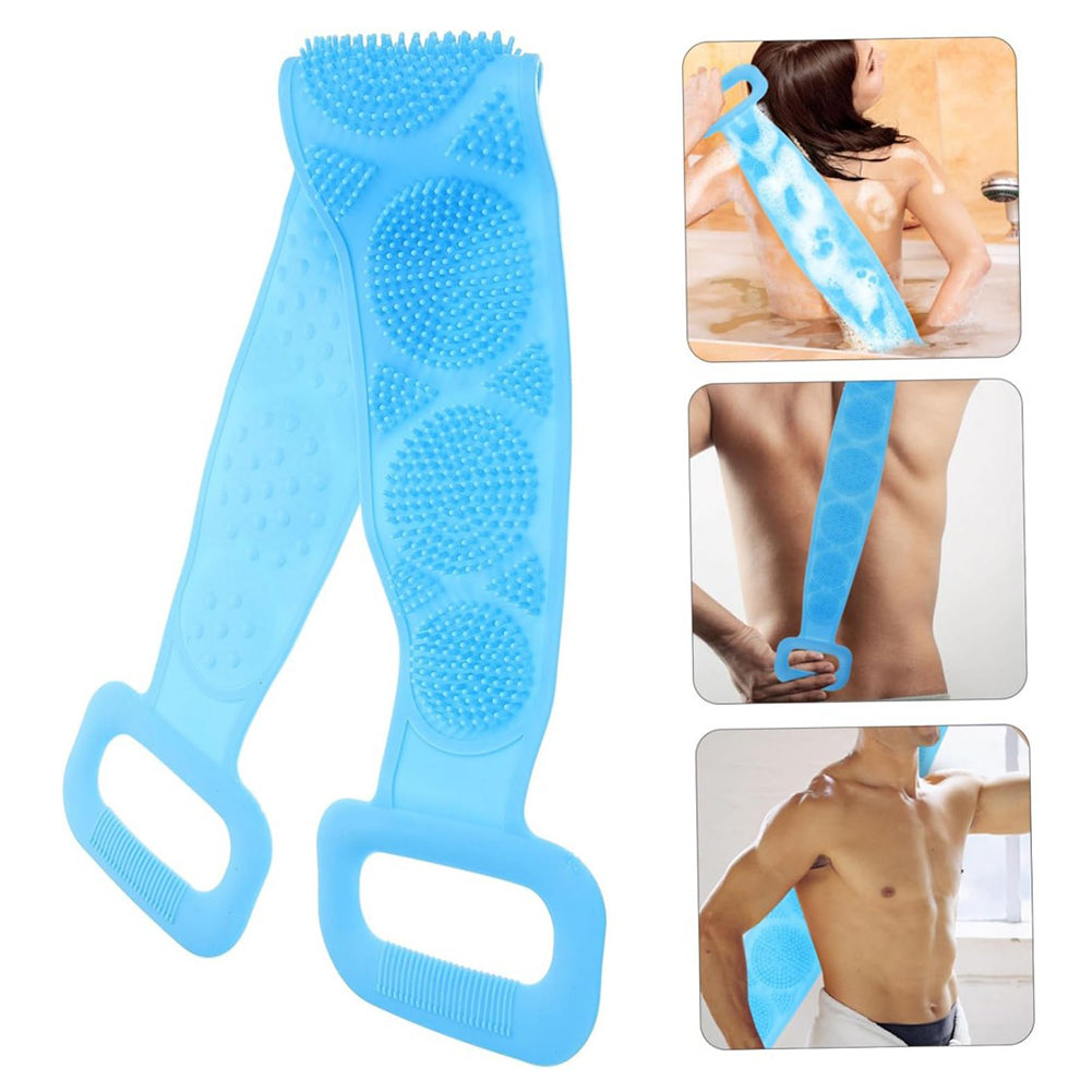 Bathing Exfoliating Foam Silicone Back Scrub Belt
